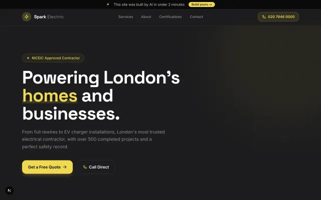 Spark Electric Services preview